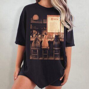 Funny Cat Ramen T-Shirt | Japanese Foodie Cat Lover Tee